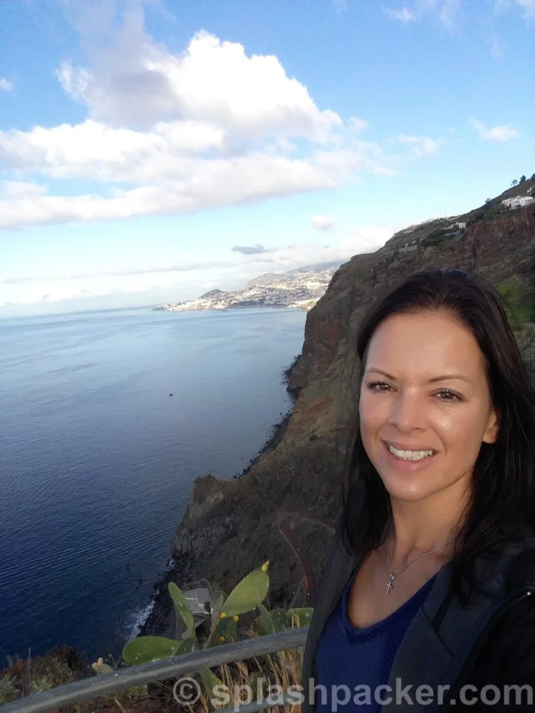 viewpoint in Garajau during traveling Madeira