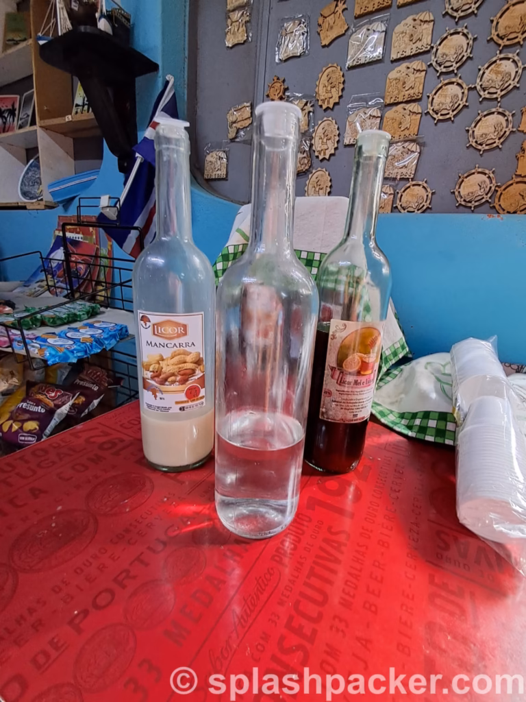 During the Sal Island tour in Cape Verde, we could taste the local produced Grogue, Cape Verde's national sugarcane spirit