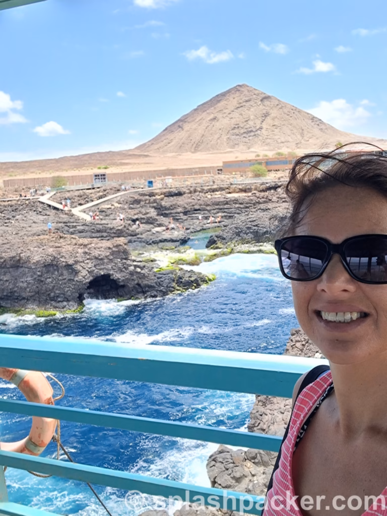 Buracona Bay is one of the things to see during a Sal Island day tour in Cape Verde