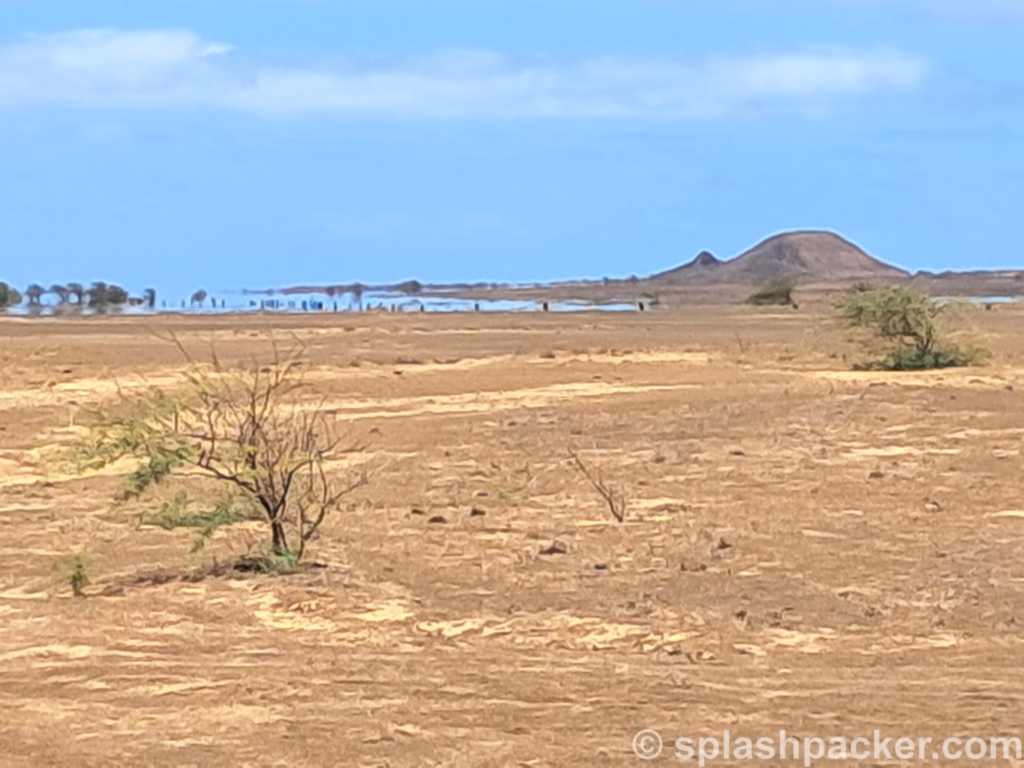 Fata Morgana effect stop during the Sal Island full day excursion in Cape Verde