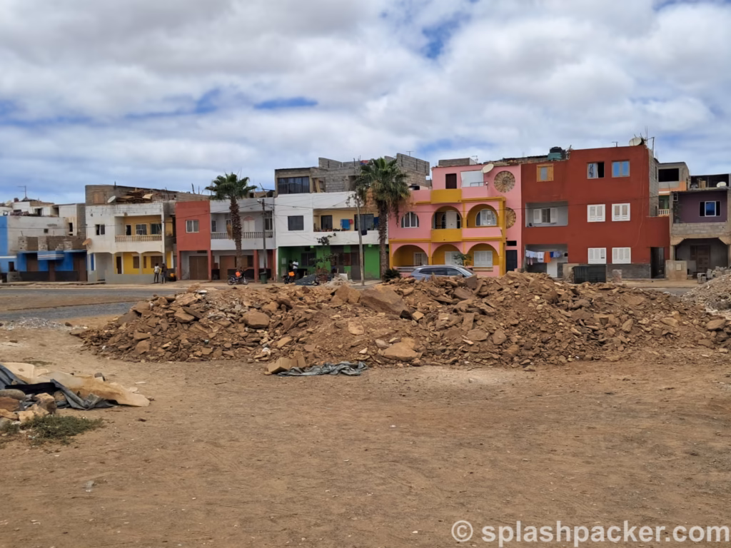 Espargos, the capital of Sal Island in Cape Verde