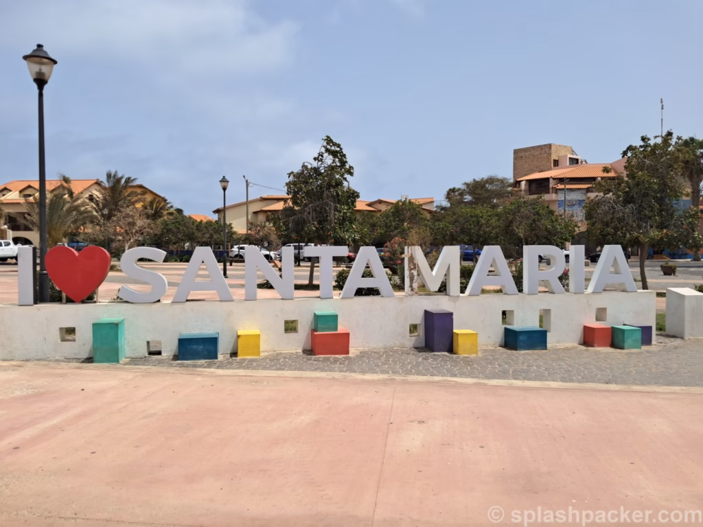 Santa Maria is the main tourist town on Sal Island in Cape Verde