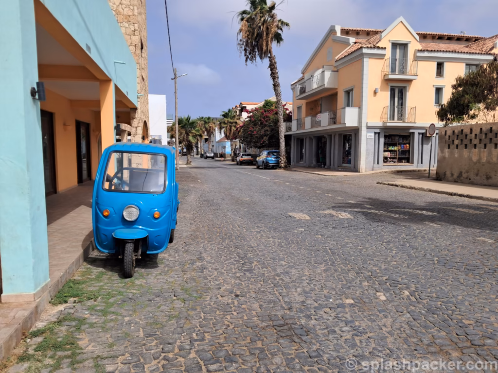 Tuk Tuk in Santa Maria in Cape Verde