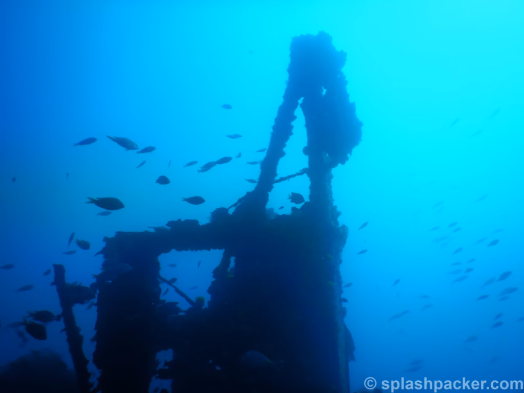 Kwarcit shipwreck for the coast of Sal Island in Cape Verde