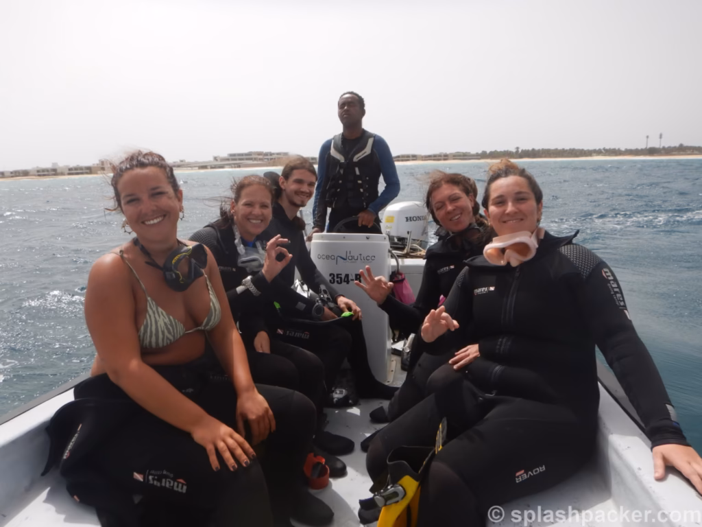 Scuba diving is one of the things you can do in Santa Maria on Sal Island in Cape Verde